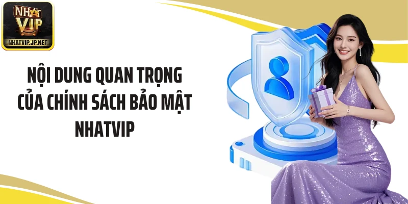 Nội dung quan trọng của chính sách bảo mật NHATVIP