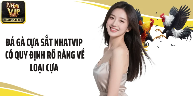 Đá gà cựa sắt Nhatvip có quy định rõ ràng về loại cựa